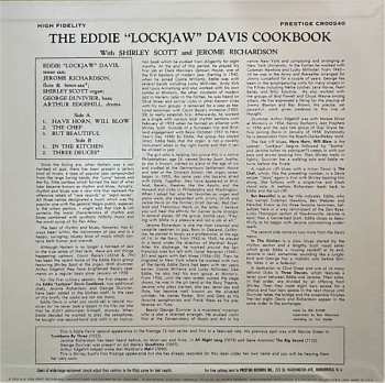 4LP/Box Set Eddie "Lockjaw" Davis: Cookin' With Jaws And The Queen: The Legendary Prestige Cookbook Albums LTD 431531