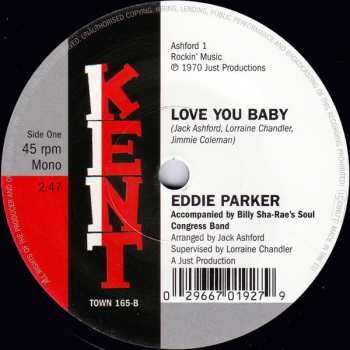 SP Eddie Parker: I'm Gone / Love You Baby 131620