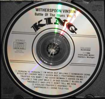 CD Jimmy Witherspoon: Battle Of The Blues Volume 3