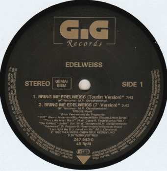 LP Edelweiss: Bring Me Edelweiss