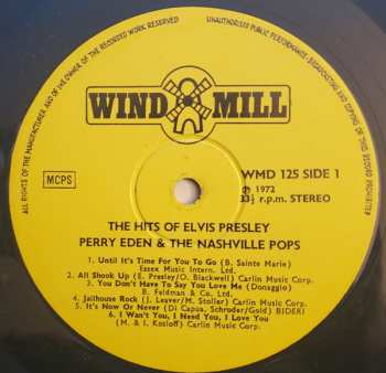 LP Eden Perry & The Nashville Pops Orchestra: The Hits Of Elvis Presley 539868