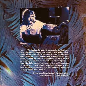 LP Edgar Froese: Epsilon In Malaysian Pale CLR 412558