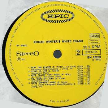 LP Edgar Winter's White Trash: Edgar Winter's White Trash 432466