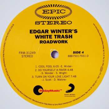 2LP Edgar Winter's White Trash: Roadwork CLR