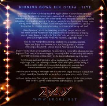 2CD Edguy: Burning Down The Opera (Live) 6143
