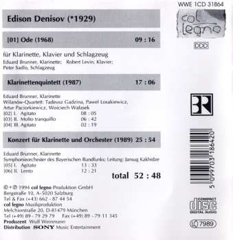 CD Edison Denisov: Ode · Klarinettenquintett · Konzert Für Klarinette Und Orchester 524486