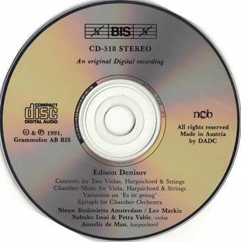 CD Edison Denisov: Works For Chamber Orchestra 358600