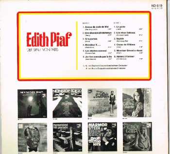 LP Edith Piaf: Der Spatz Von Paris