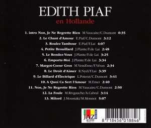 CD Edith Piaf: En Hollande 413726