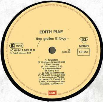 LP Edith Piaf: Ihre Grossen Erfolge 387396