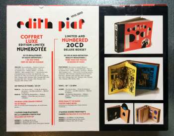 20CD/Box Set/EP Edith Piaf: Integrale 2015 LTD | NUM 407016