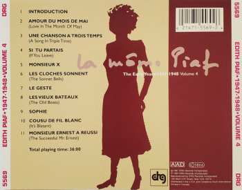 CD Edith Piaf: The Early Years/1947-1948, Volume 4  414527