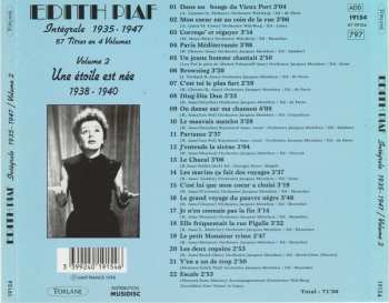 CD Edith Piaf: Une Etoile Est Née 1938 - 1940 / Volume 2 268241
