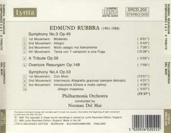 CD Edmund Rubbra: Symphonies 3 & 4 • A Tribute 367545