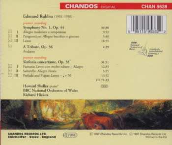 CD Edmund Rubbra: Symphony No. 1, A Tribute, Sinfonia Concertante 327754