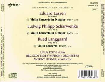 CD Eduard Lassen: Violin Concerto In D Major, Op 87 / Violin Concero In Major, Op 95 / Violin Concerto 292959