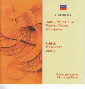Album Eduard van Beinum: Twentieth-Century Masterpieces