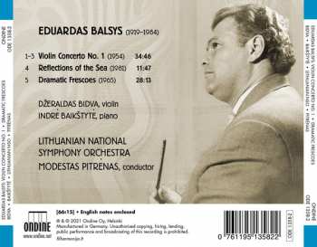CD Eduardas Balsys: Violin Concerto No. 1・Dramatic Frescoes・Reflections Of The Sea 120808