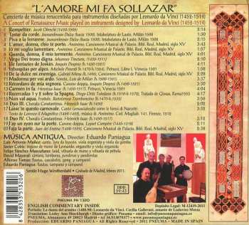 CD Eduardo Paniagua: "L'Amore Mi Fa Sollazar" 261781