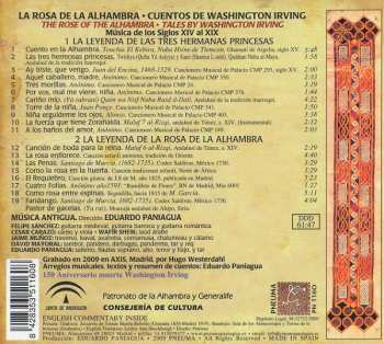 CD Eduardo Paniagua: La Rosa De La Alhambra (Cuentos De Washington Irving - Música De Los Siglos XIV Al XIX) 302466