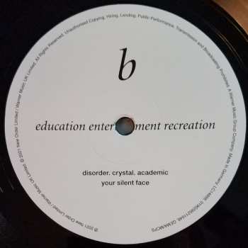 3LP New Order: Education Entertainment Recreation LTD 10804