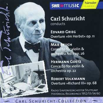 CD Edvard Grieg: Overture »Im Herbst« Op. 11, Concerto For Violin & Orchestra No. 1 Op. 26, Concerto For Violin & Orchestra Op. 22, Overture »Richard III« Op. 68 426891
