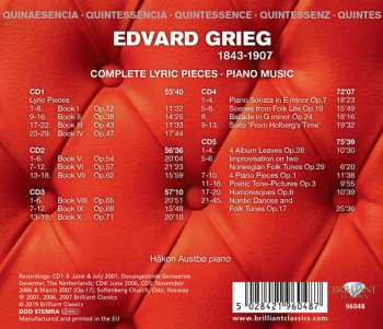 5CD Edvard Grieg: Complete Lyric Pieces; Piano Music 176432