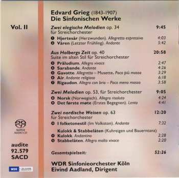 SACD Edvard Grieg: Complete Symphonic Works • Vol. II 182031