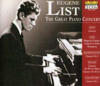 Album Edvard Grieg: Eugene List - The Great Piano Concerti