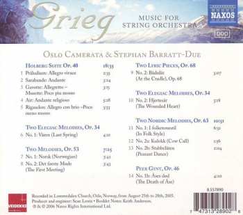 CD Edvard Grieg: Holberg Suite • Music For String Orchestra 355721