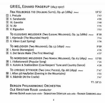 SACD Edvard Grieg: Holberg Suite / Music For Strings 348070