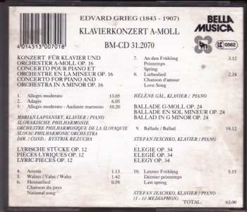CD Edvard Grieg: Klavierkonzert A-Moll 494239
