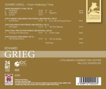 CD Edvard Grieg: Norwegian Wood: From Holberg's Time; Two Nordic Melodies; Two Melodies; Two Lyric Pieces; Two Elegaic Melodies 522580