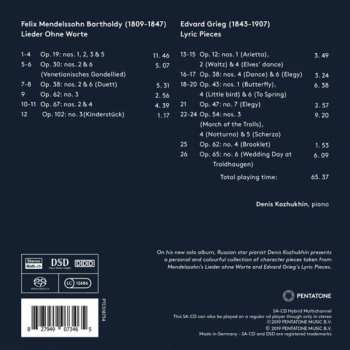 SACD Edvard Grieg: Lyric Pieces / Lieder Ohne Worte 324630
