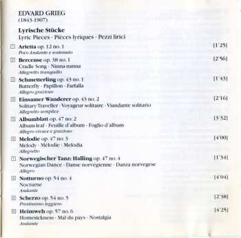 CD Edvard Grieg: Lyrische Stücke • Lyric Pieces 44917
