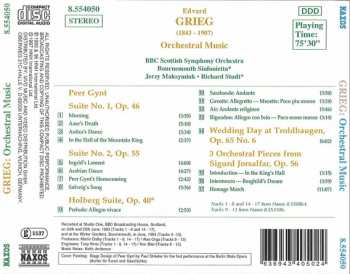 CD Edvard Grieg: Peer Gynt, Holberg Suite, Sigurd Jorsalfar, Wedding Day At Troldhaugen 323082