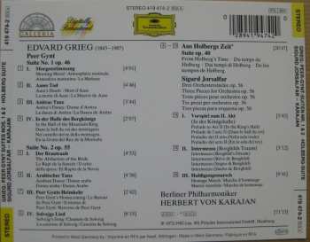 CD Edvard Grieg: Peer-Gynt-Suiten No. 1 & 2 / Aus Holbergs Zeit / Sigurd Jorsalfar 44688