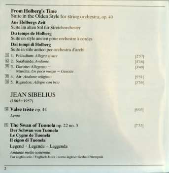 CD Edvard Grieg: Peer Gynt Suites • Holberg Suite / Finlandia • Valse Triste 44805
