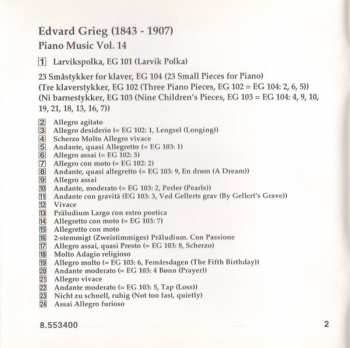 CD Edvard Grieg: Piano Music Vol. 14 427385