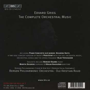 8CD/Box Set Edvard Grieg: The Complete Orchestral Music 291028
