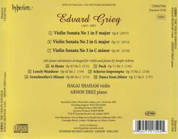 CD Edvard Grieg: The Violin Sonatas 284874