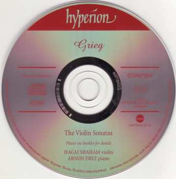 CD Edvard Grieg: The Violin Sonatas 284874