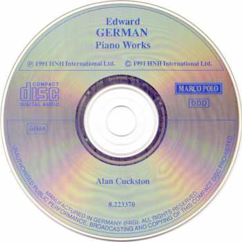 CD Edward German: Piano Works 149345