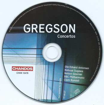 CD Edward Gregson: Trumpet Concerto - Concerto For Piano And Wind 'Homages' - Saxophone Concerto 319956