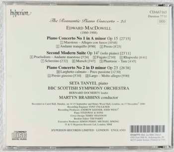 CD Edward MacDowell: Piano Concerto No 1 In A Minor / Piano Concerto No 2 In D Minor / Second Modern Suite Op 14 307930
