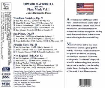 CD Edward MacDowell: Piano Music Vol. 1 328196