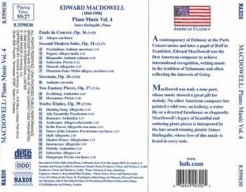 CD Edward MacDowell: Piano Music Vol. 4 324398