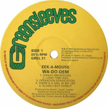 LP Eek-A-Mouse: Wa-Do-Dem 64799