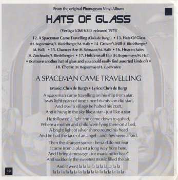CD Eela Craig: Symphonic Rock: One Niter - Hats Of Glass 190442