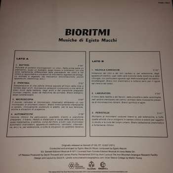 LP Egisto Macchi: Bioritmi DLX | LTD 501188